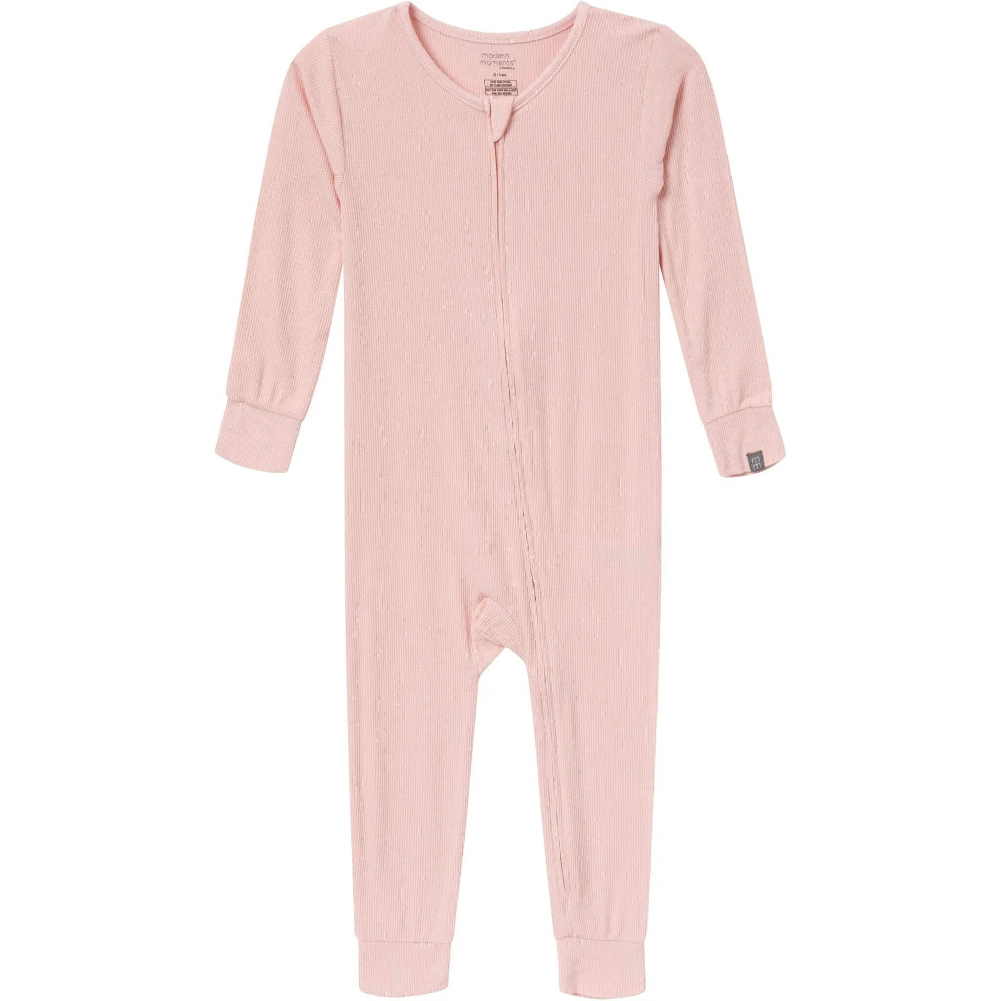 2-Pack Baby & Toddler Girls Teal Rose Snug Fitting Footless Pajamas