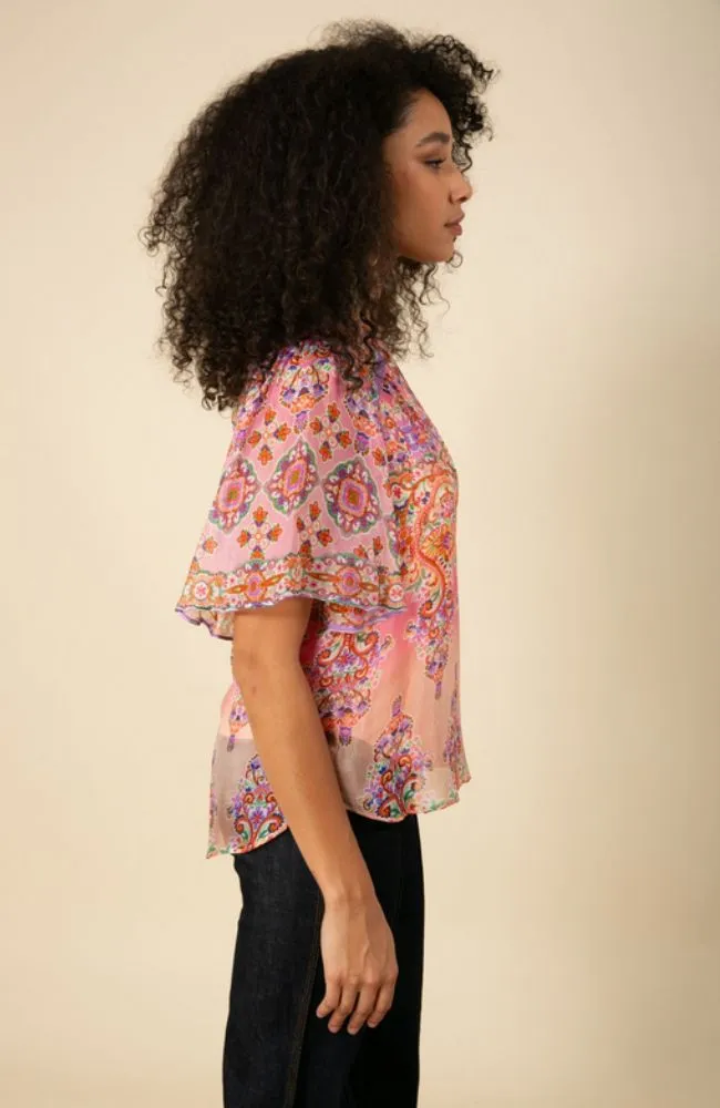 Adriana V Neck Top