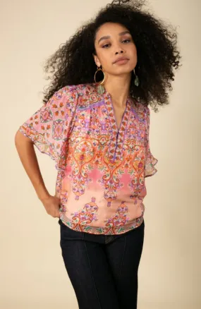 Adriana V Neck Top