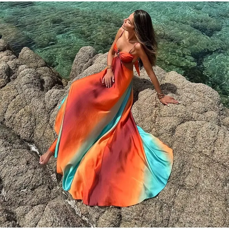 Alexa Luxe Gradient Dress