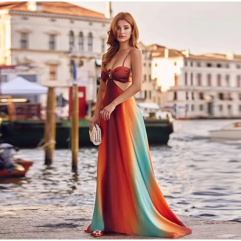 Alexa Luxe Gradient Dress
