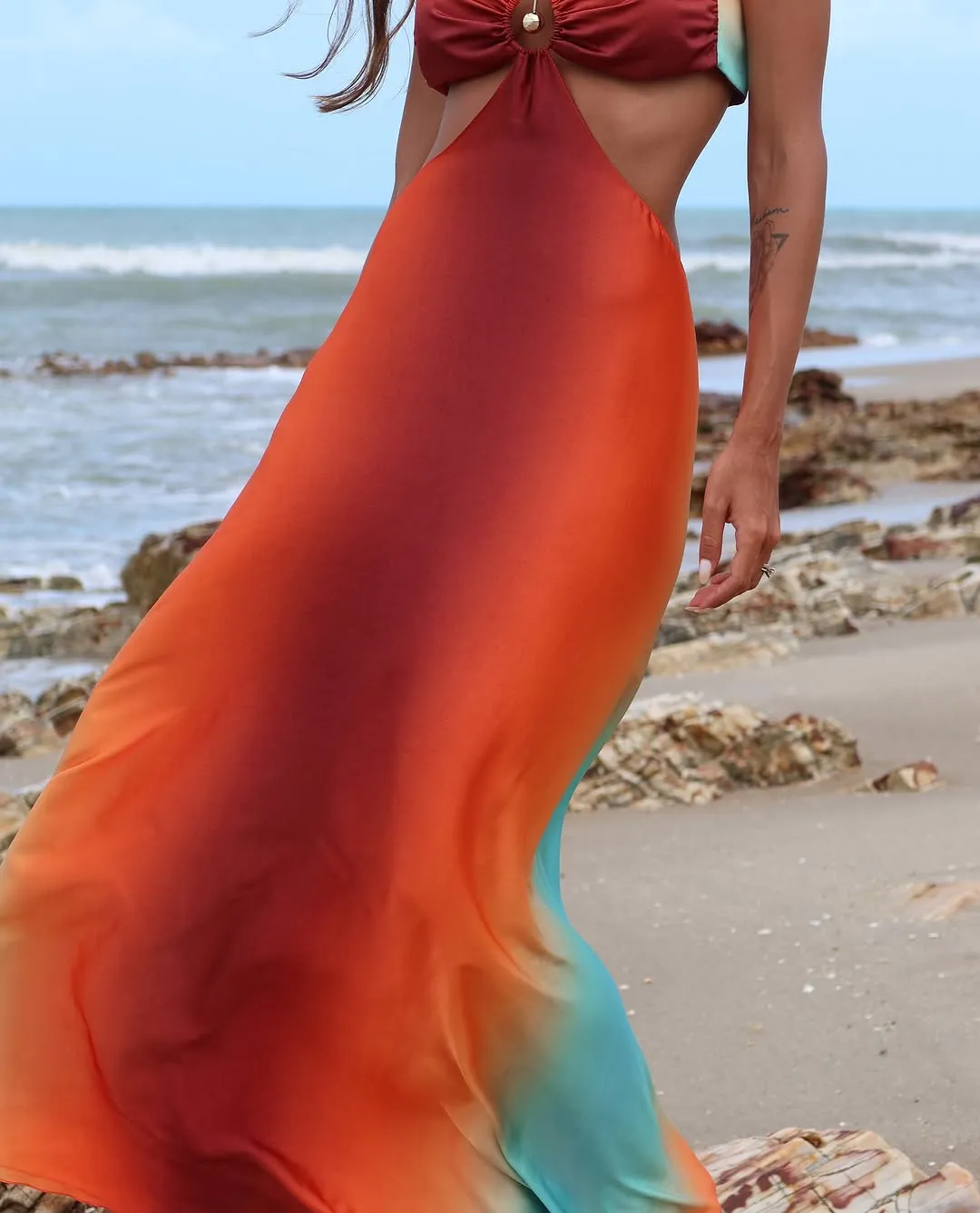 Alexa Luxe Gradient Dress