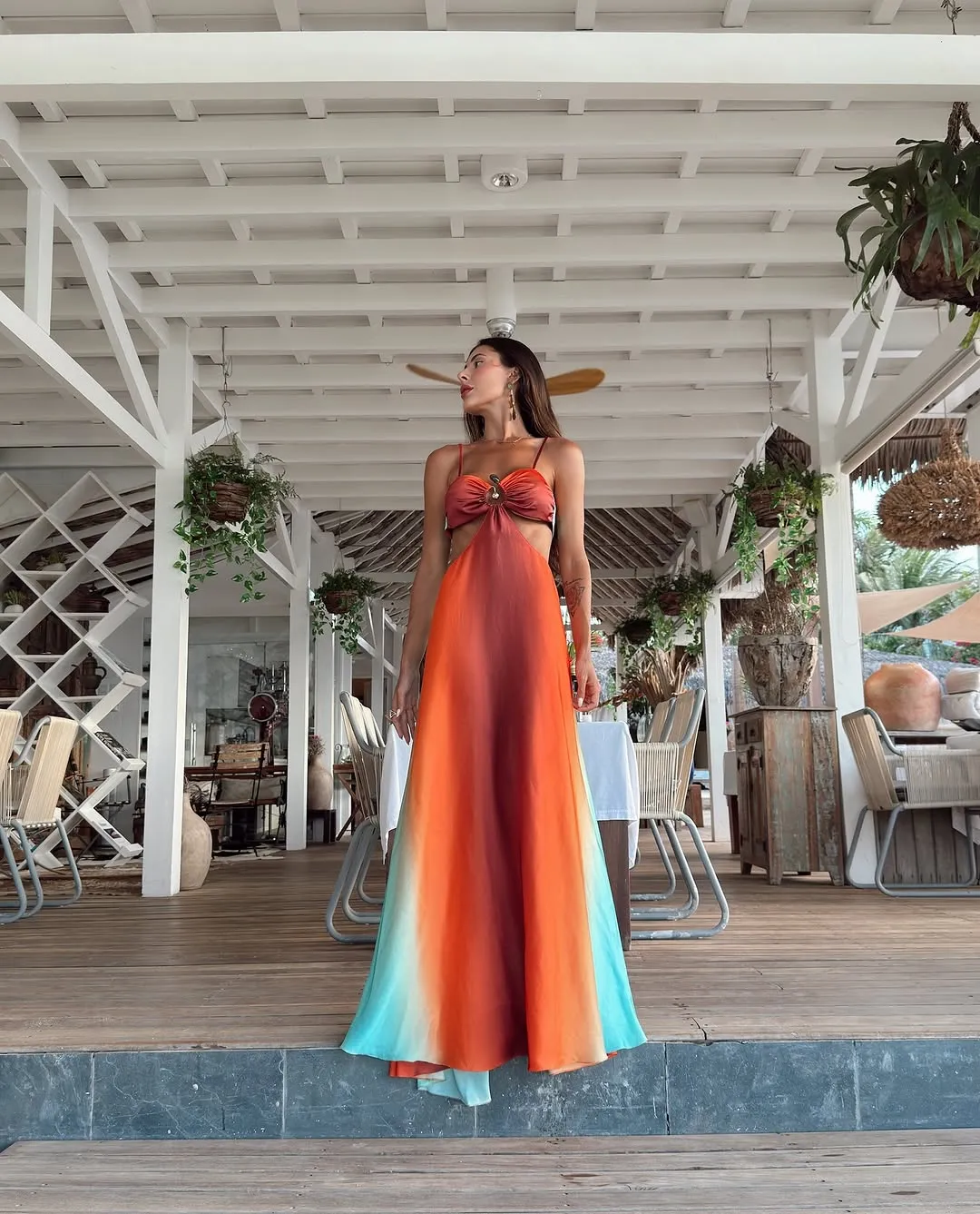 Alexa Luxe Gradient Dress