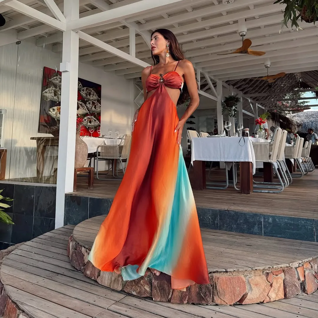 Alexa Luxe Gradient Dress