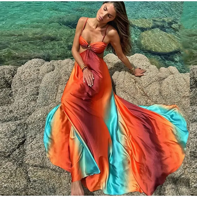 Alexa Luxe Gradient Dress