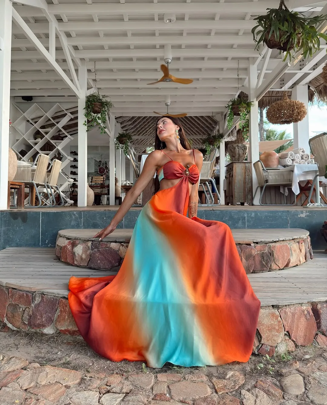 Alexa Luxe Gradient Dress