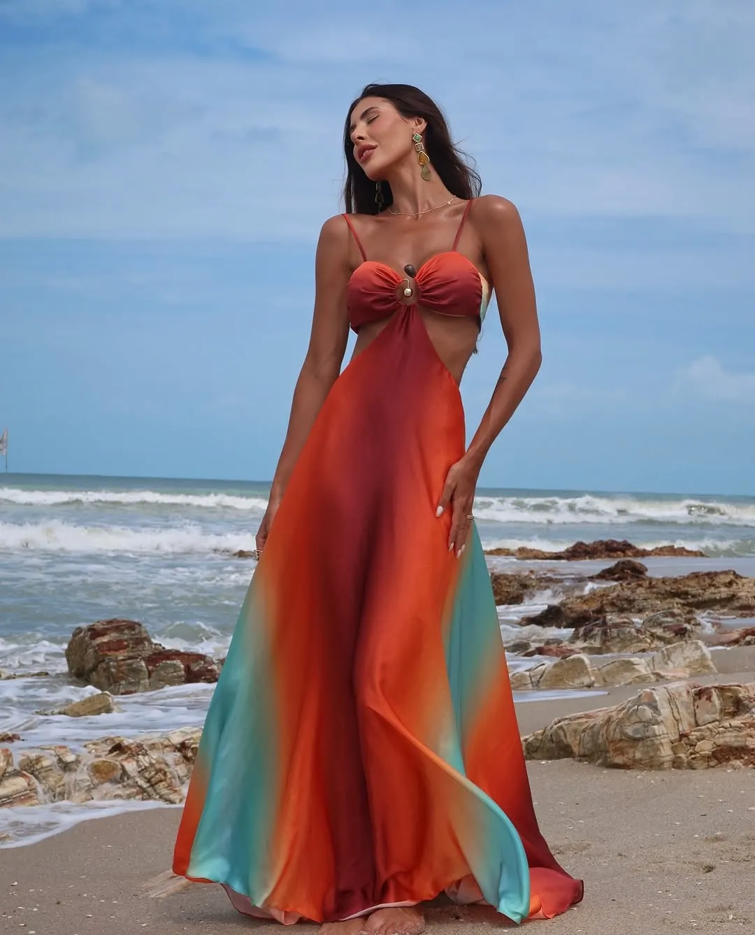 Alexa Luxe Gradient Dress