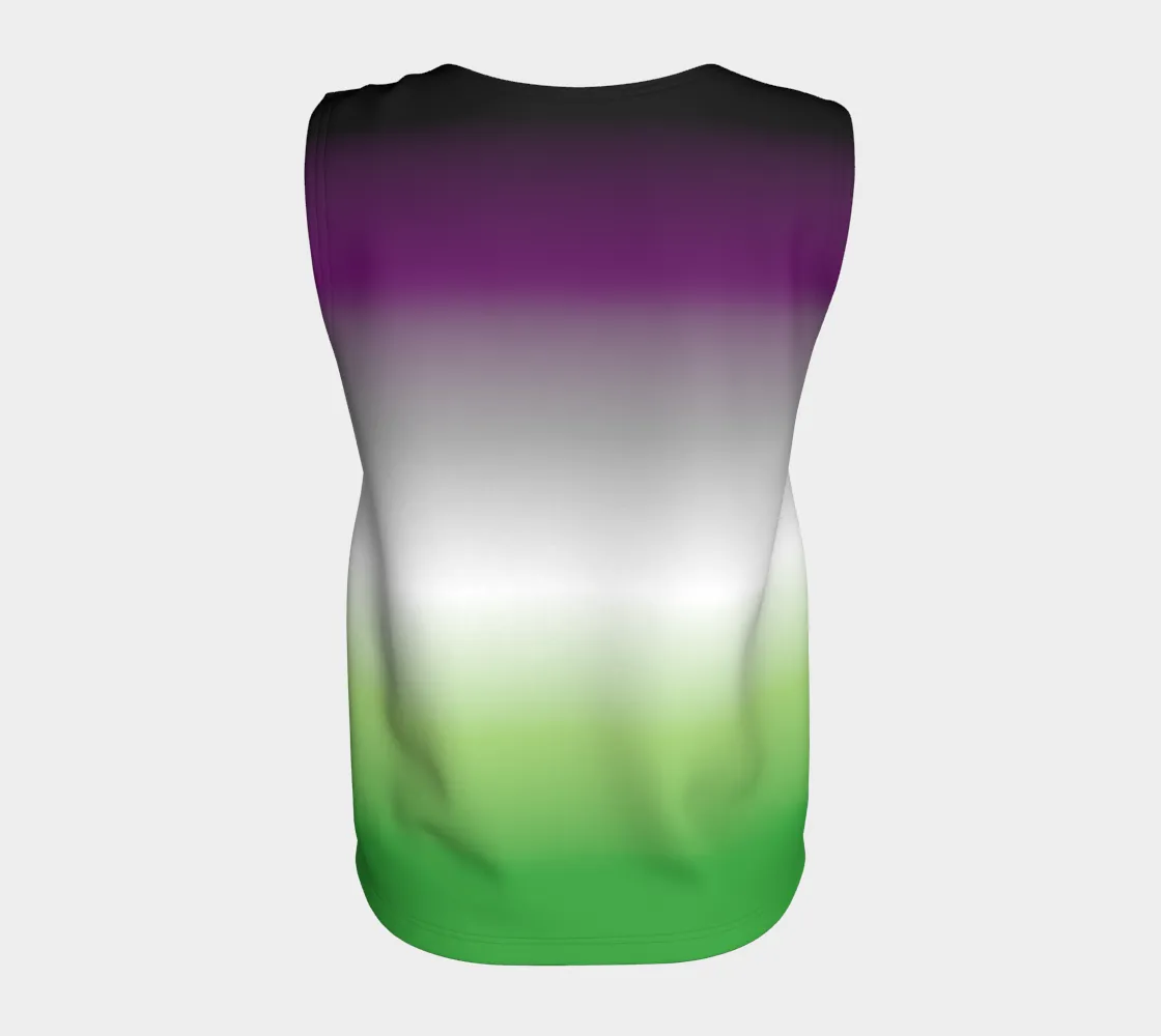 Aroace - V6 Gradient Loose Tank (Long)