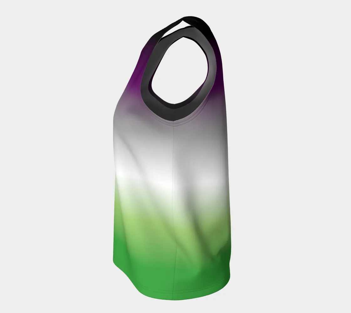 Aroace - V6 Gradient Loose Tank (Long)
