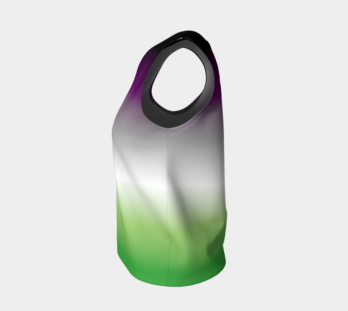 Aroace - V6 Gradient Loose Tank (Long)