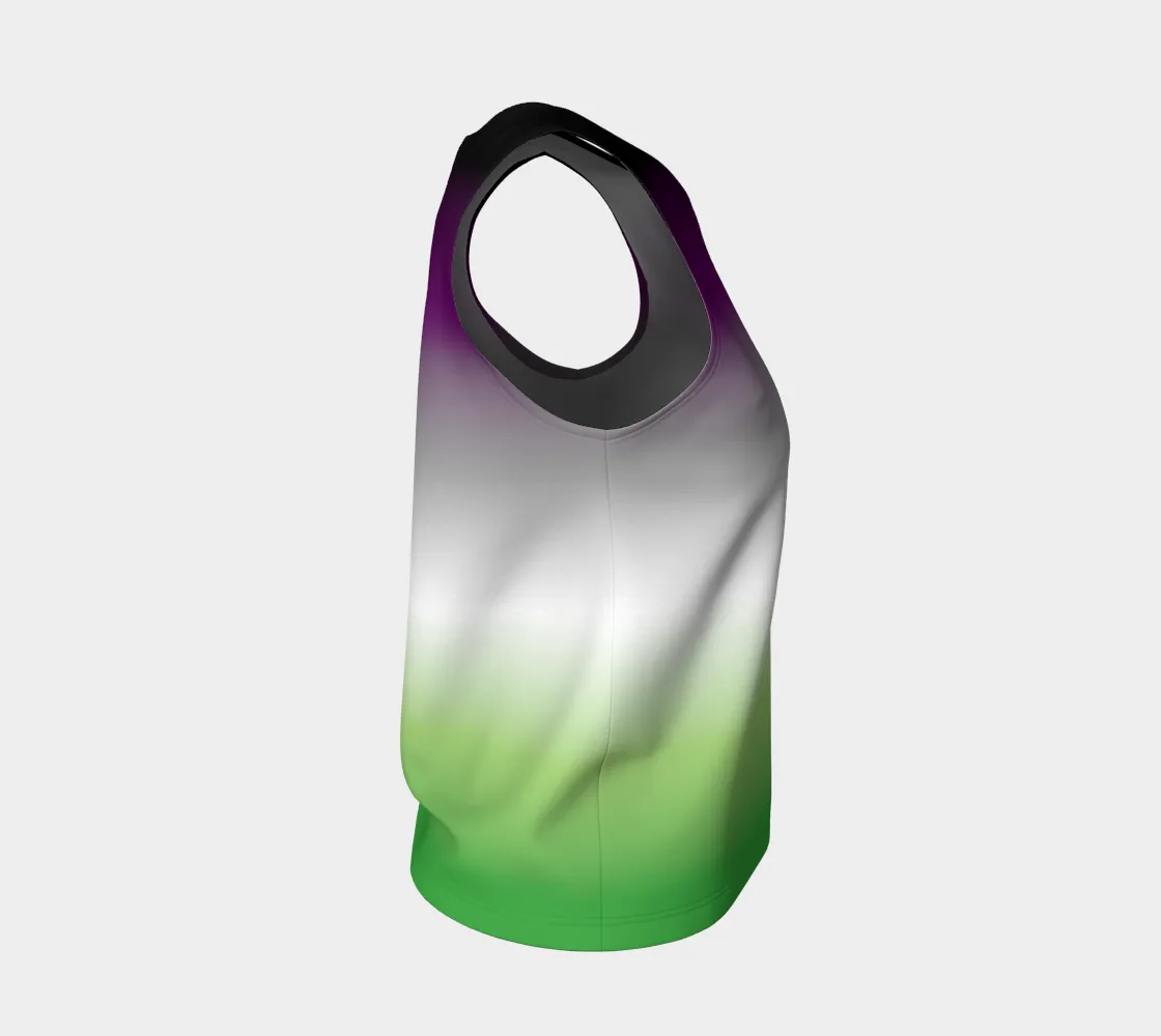 Aroace - V6 Gradient Loose Tank (Long)