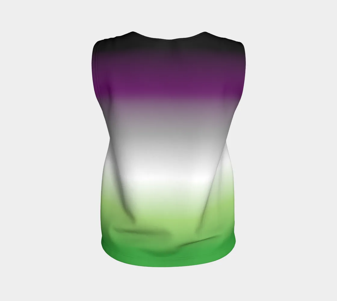 Aroace - V6 Gradient Loose Tank (Long)