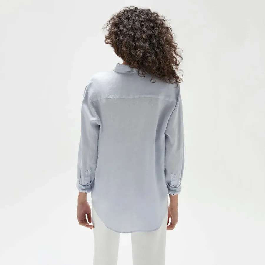 Assembly Label Xander Long Sleeve Shirt - Blue Haze