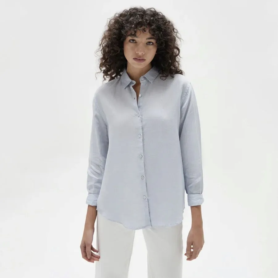 Assembly Label Xander Long Sleeve Shirt - Blue Haze