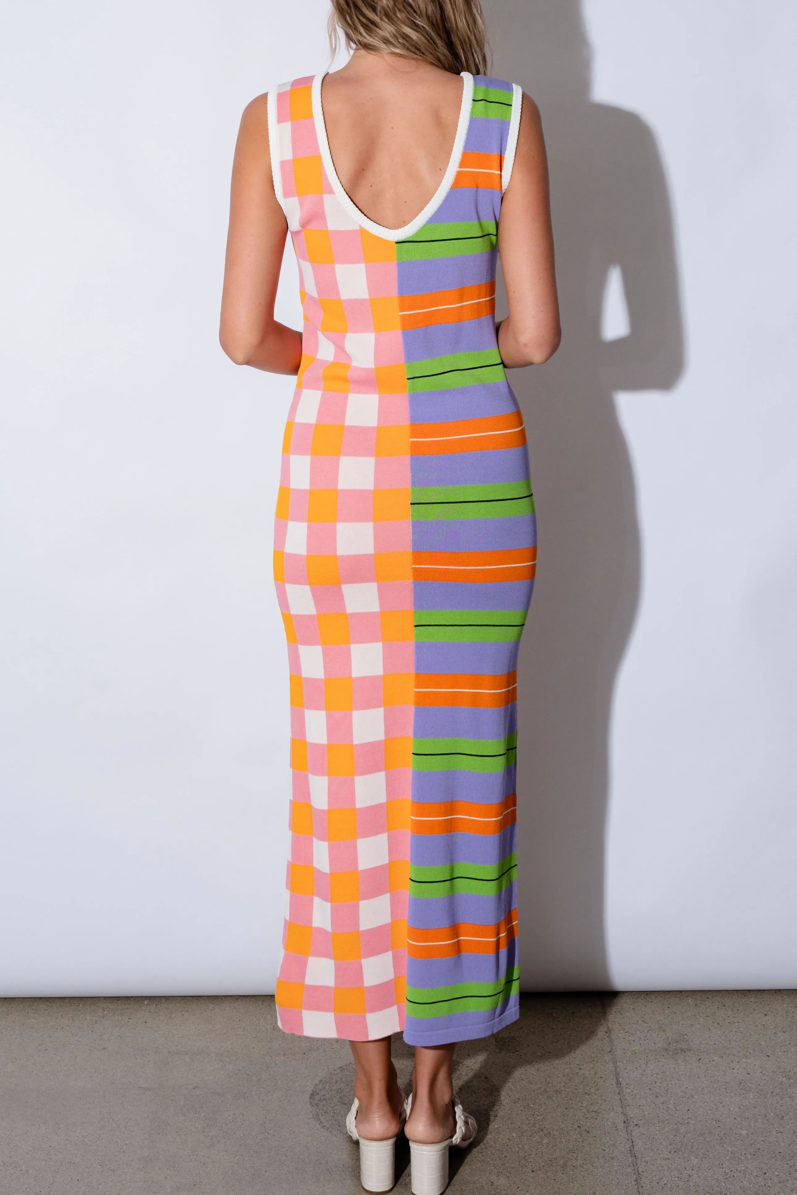 Astella Patterned Maxi Dress