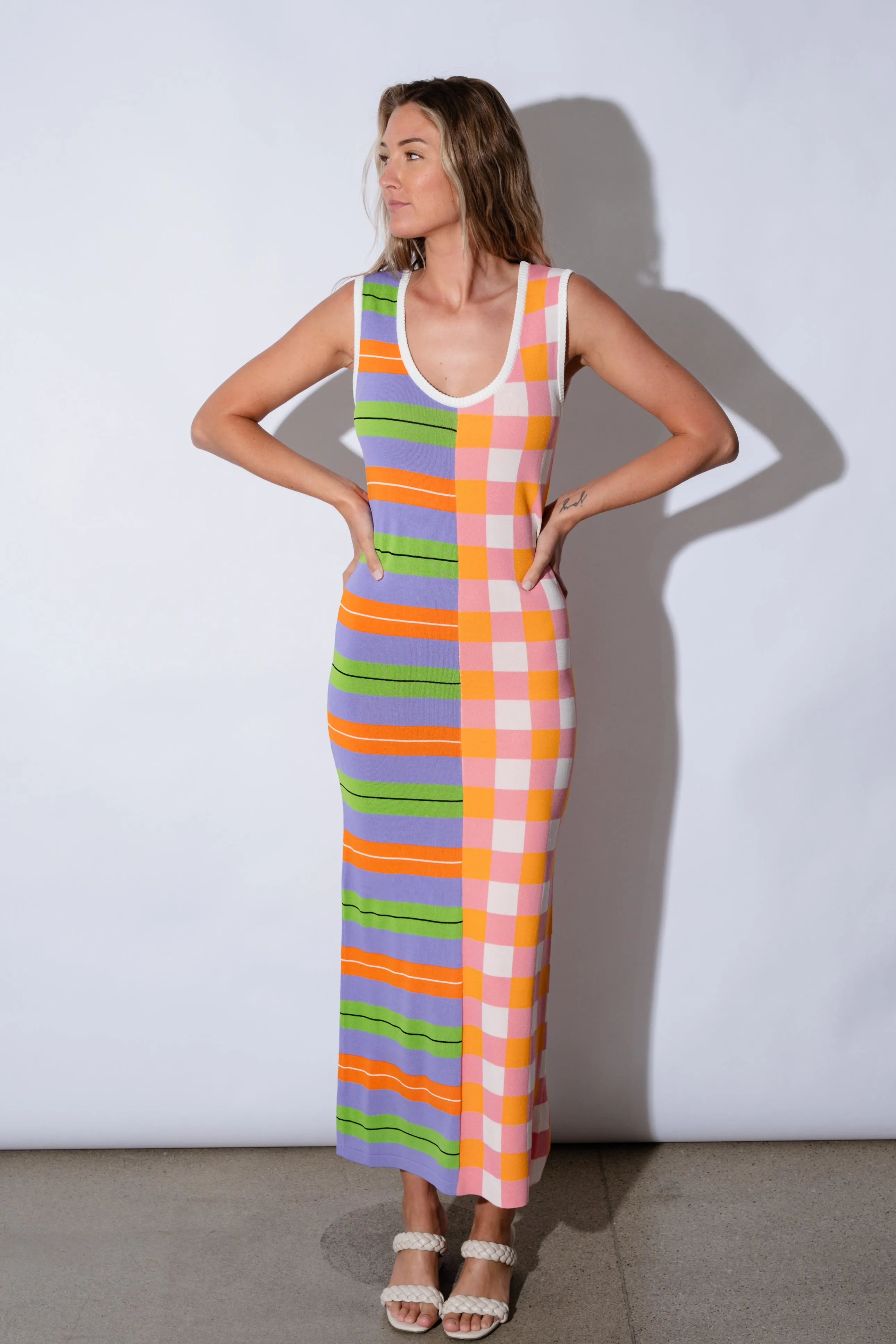Astella Patterned Maxi Dress