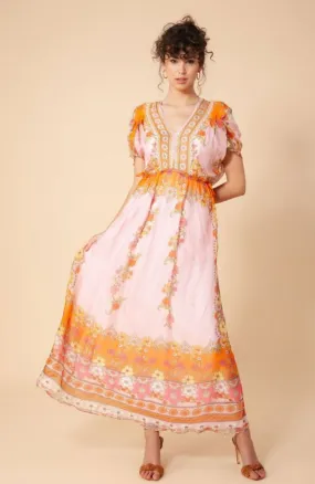 Avant Short Sleeve Maxi Dress