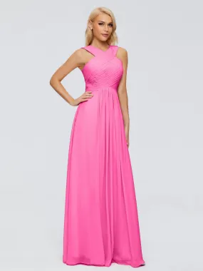 Azalea Bridesmaid Dresses Aliyah Charming A-Line Straps Chiffon Bridesmaid Dresses