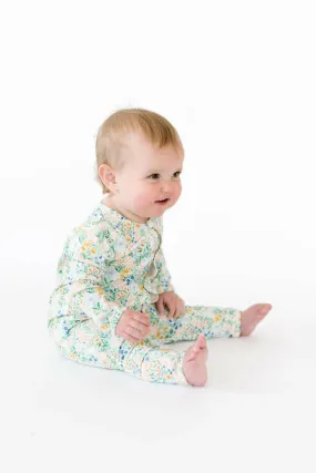 Baby Pajama in Bunny Garden