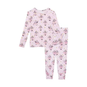 Bamboo Long Sleeve Pajama Set - Philomena (Hippos)