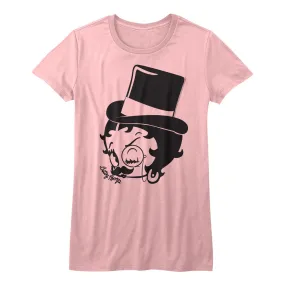 Betty Boop Dapper Boop Juniors T-Shirt