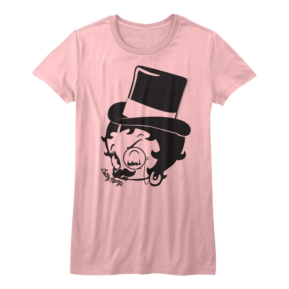 Betty Boop Dapper Boop Juniors T-Shirt