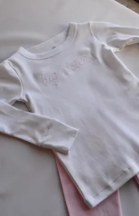 Big Sister Embroidered Long Pajama