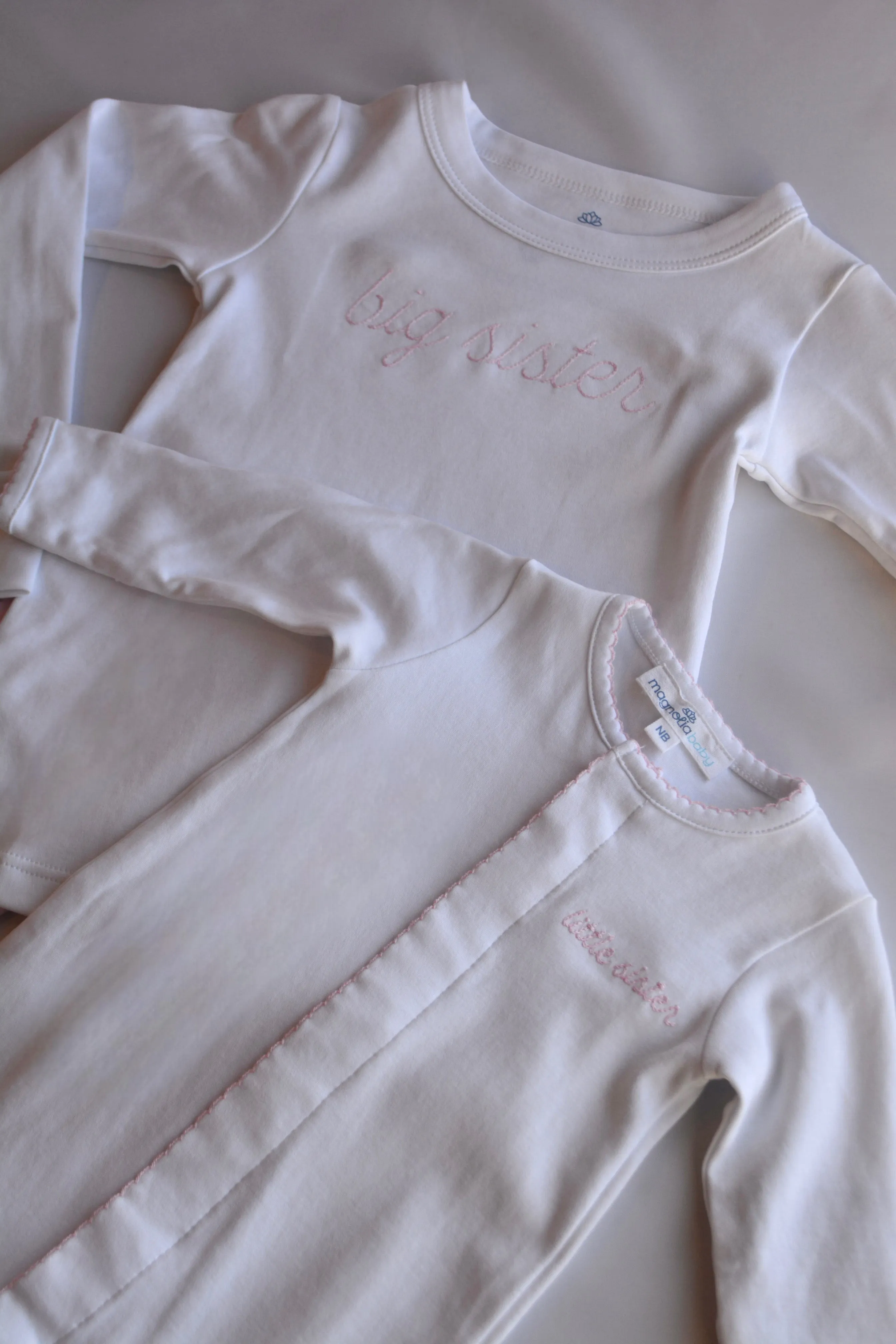 Big Sister Embroidered Long Pajama