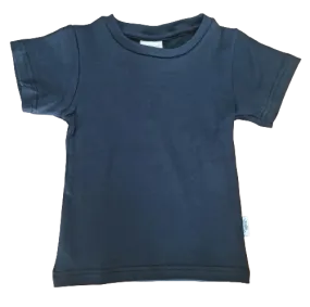Black | Organic Cotton T-Shirt | Short Sleeve | Size 1 - 5
