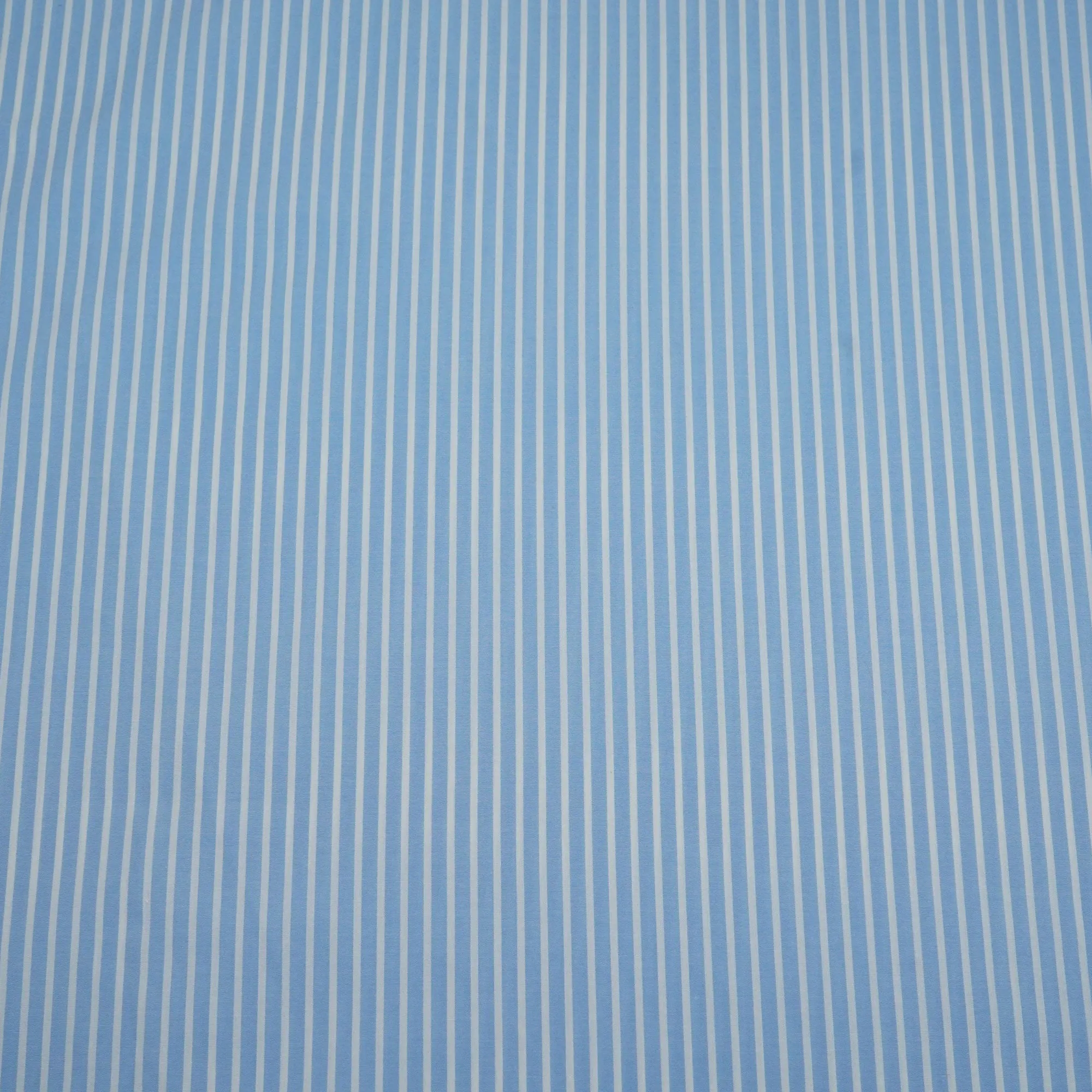 Blue Stripes Print Poplin Fabric LSF-24308