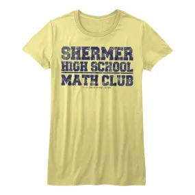 Breakfast Club Math Club Juniors T-Shirt