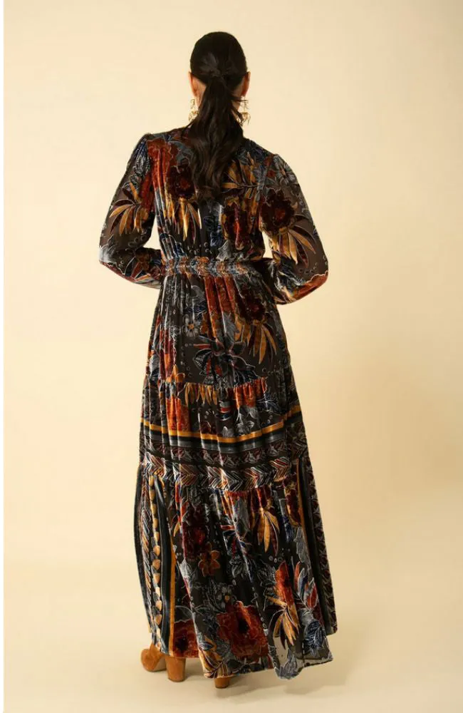 Brooklyn Long Sleeve Tiered Maxi