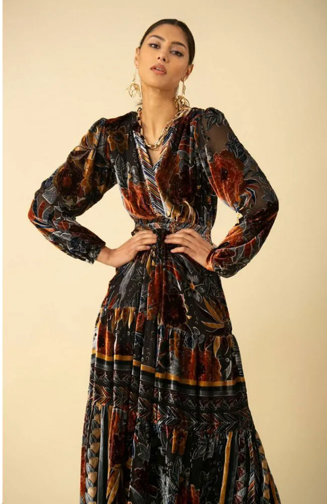 Brooklyn Long Sleeve Tiered Maxi