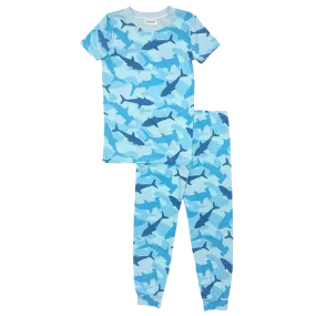 Camo Shark Short Sleeve Set