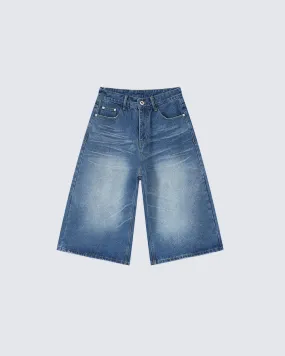 Casual Simple Basic Denim Shorts