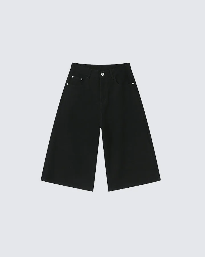 Casual Simple Basic Denim Shorts
