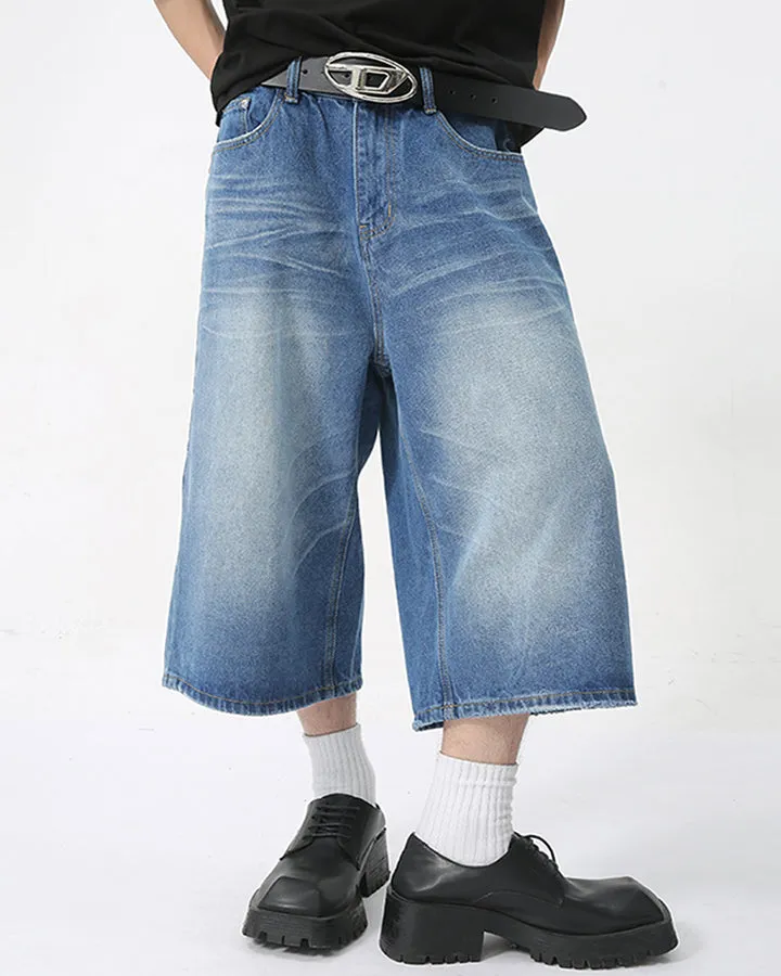 Casual Simple Basic Denim Shorts