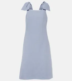 Chloé linen midi dress, blue