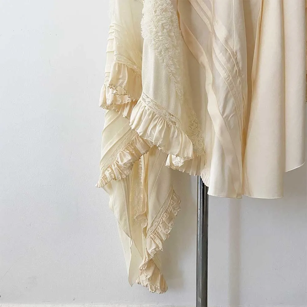 Chloe Ruffle Detail Detail Silk Dress