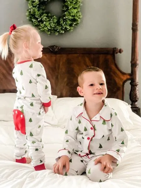 Christmas Tree Butt flap Pajamas