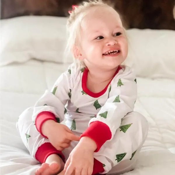 Christmas Tree Butt flap Pajamas