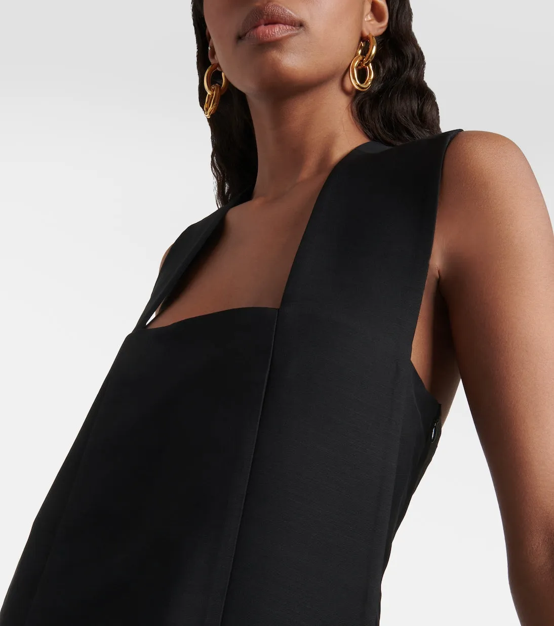 Co bandage midi dress, black