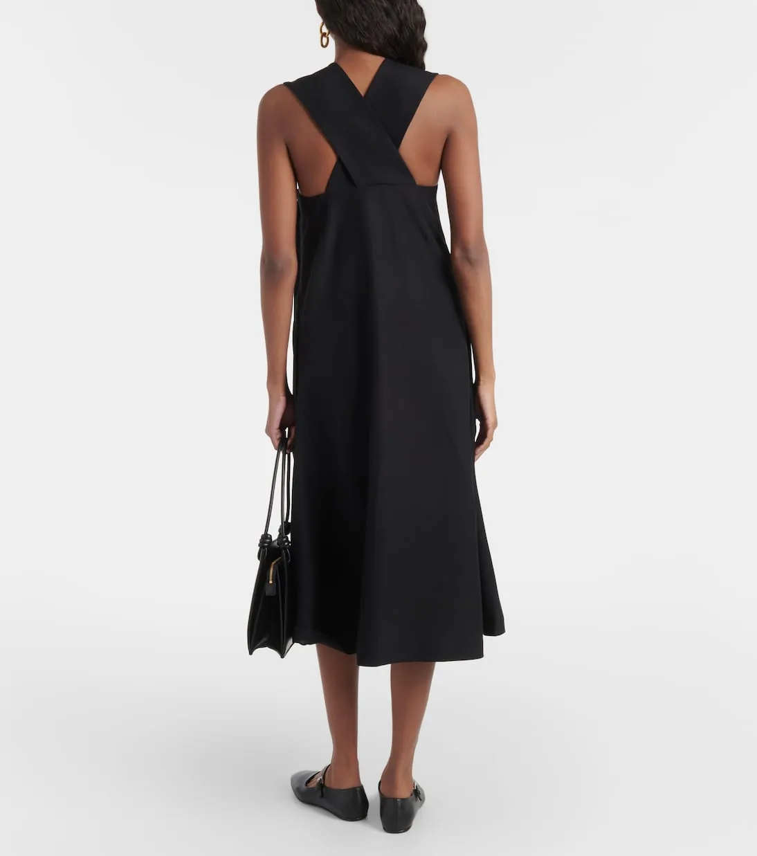 Co bandage midi dress, black