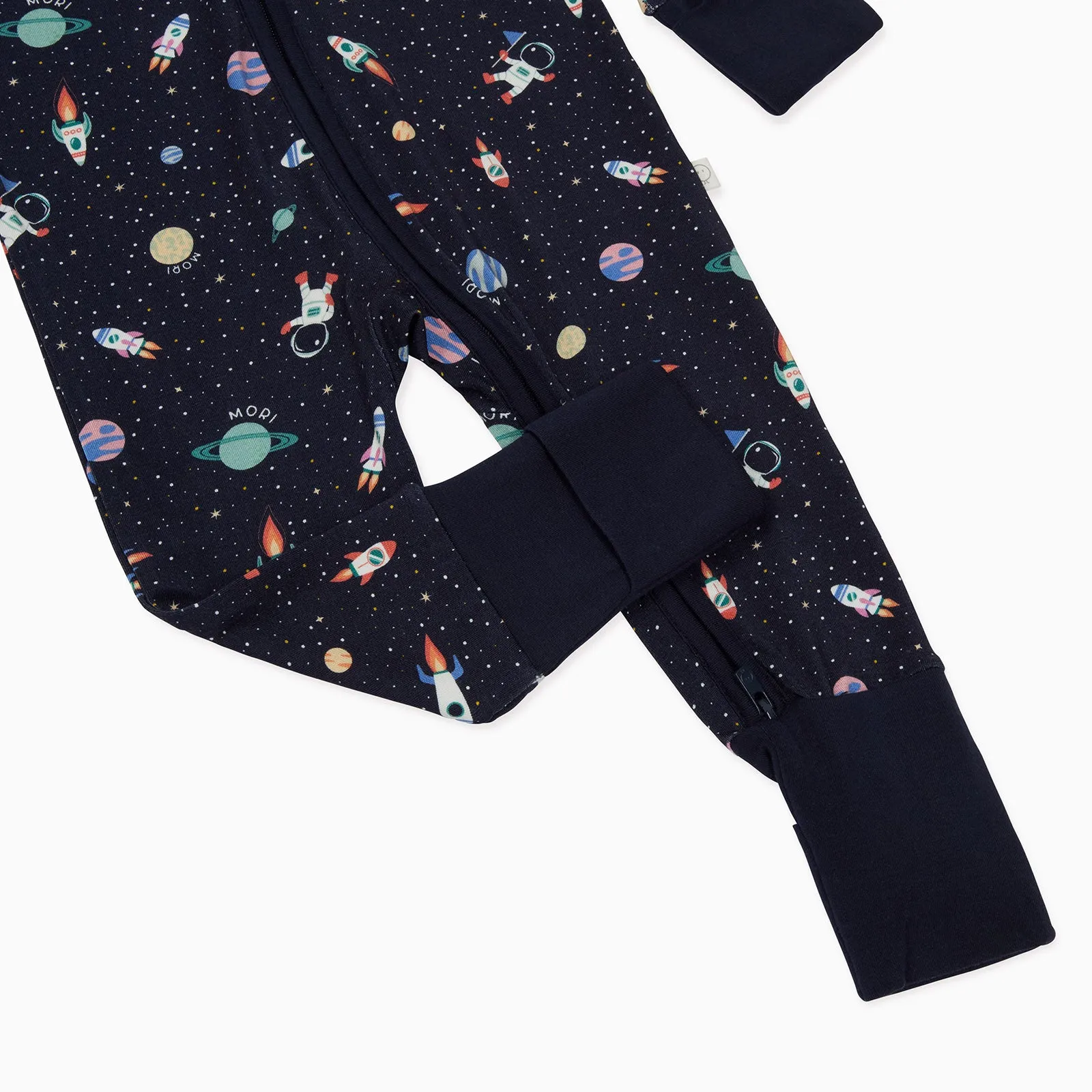 Cosmic Clever Zip Baby Pajamas