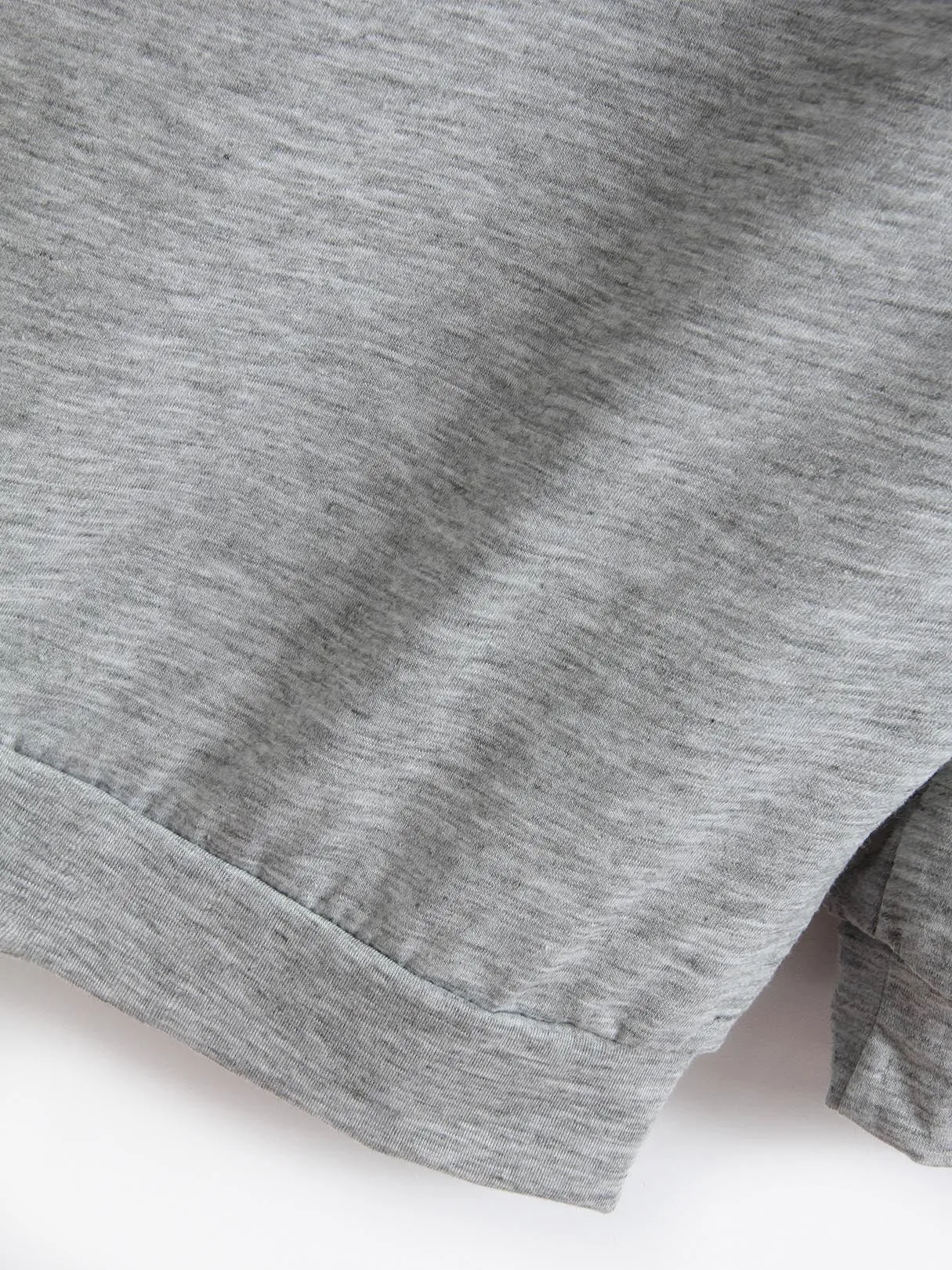 Custom Off The Shoulder Long Sleeve Light Grey T-Shirts