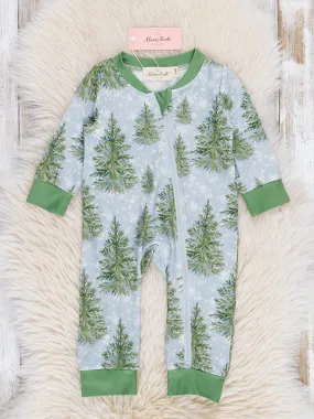 Evergreen Mountains Sleeper Pajamas