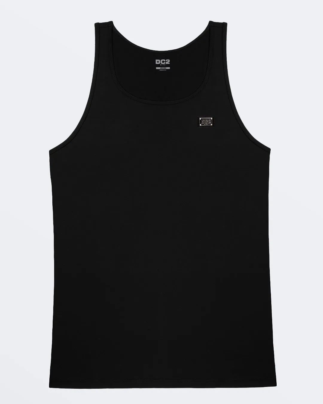EXACT BLACK - Modal Cotton Tank Top
