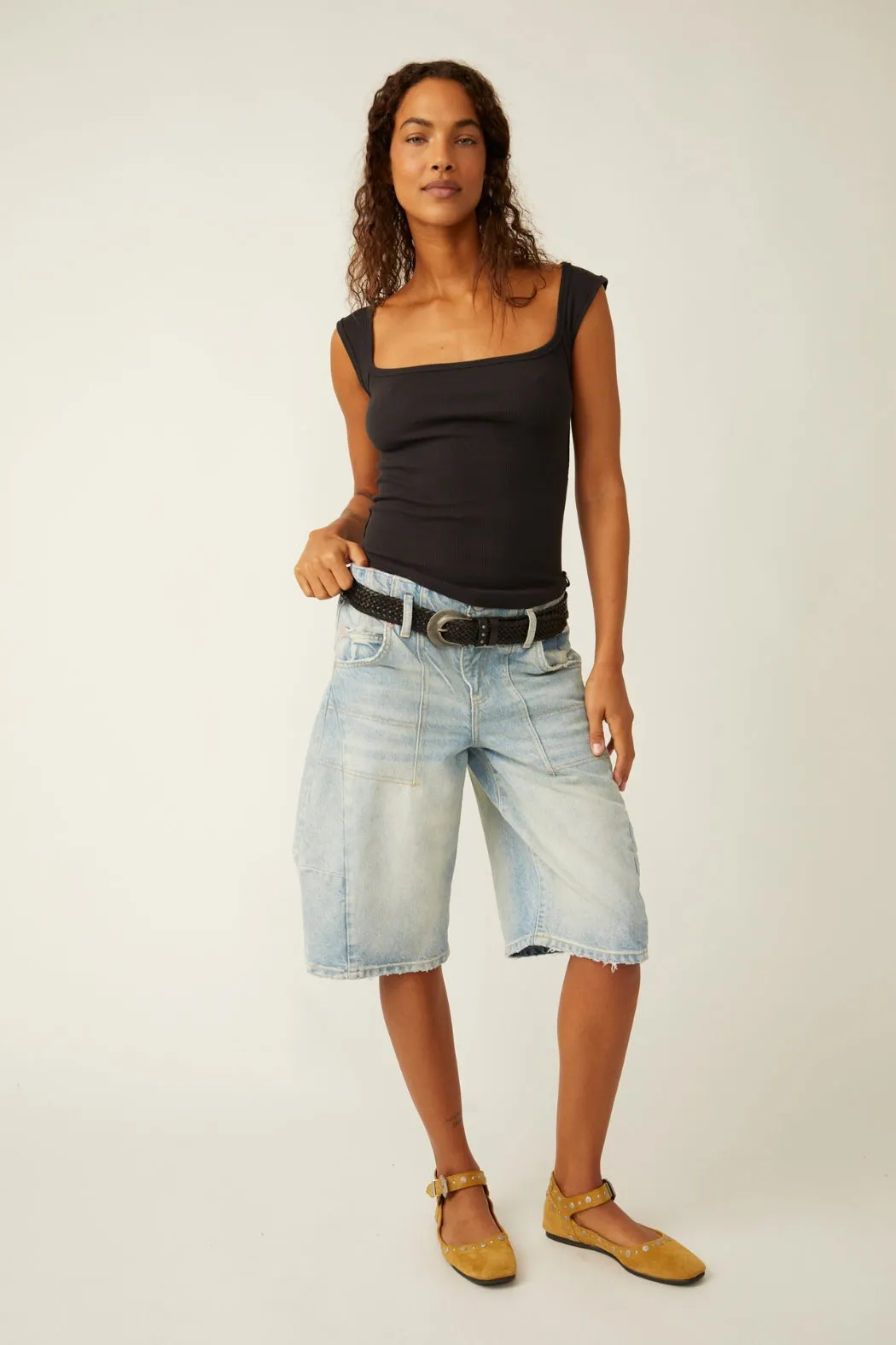 Free People Hummingbird Tee - Black