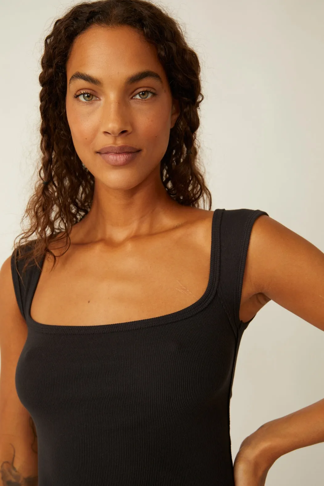Free People Hummingbird Tee - Black