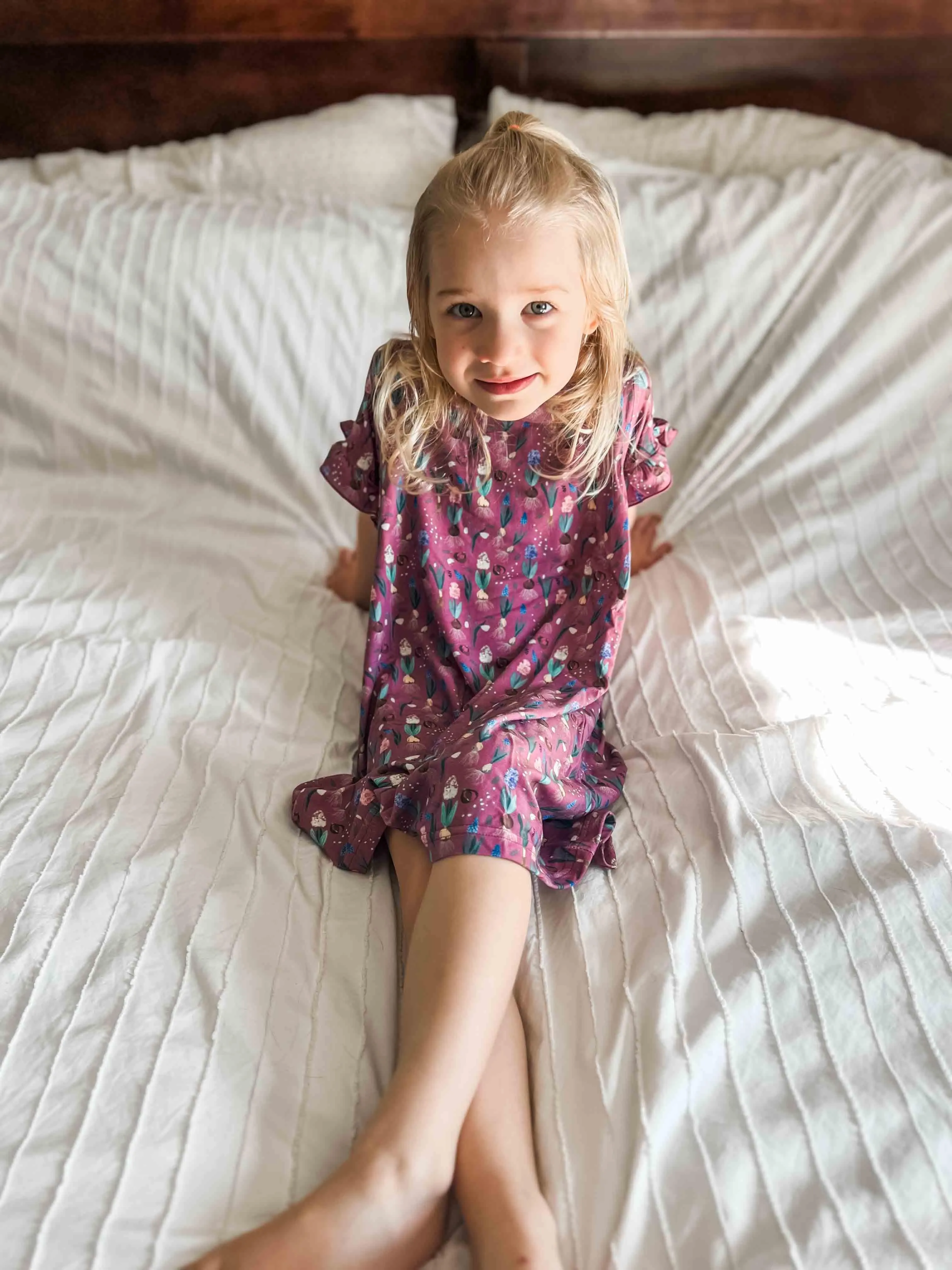 Garden Toddler/Youth Bamboo Pajama Dress